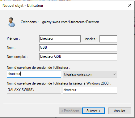 Capture d'écran GSB